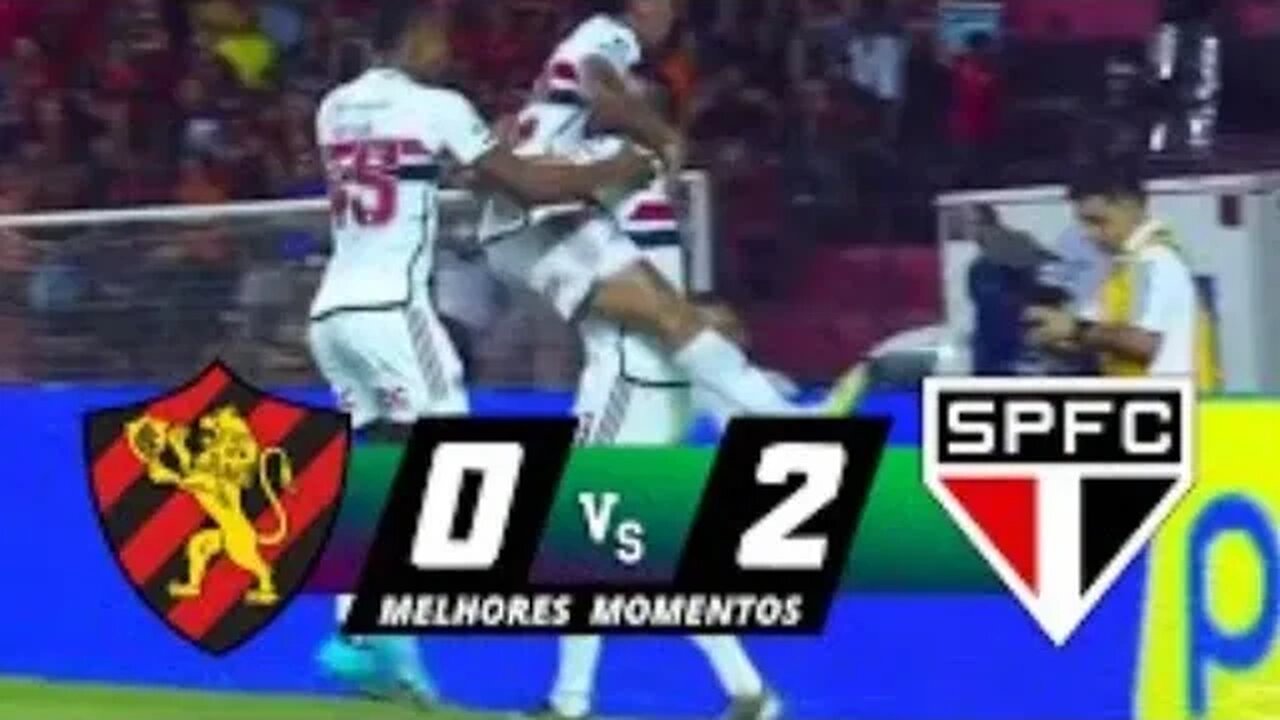 SPORT 0 X 3 SÃO PAULO Melhores Momentos (COMPLETOS) | Copa do Brasil 2023