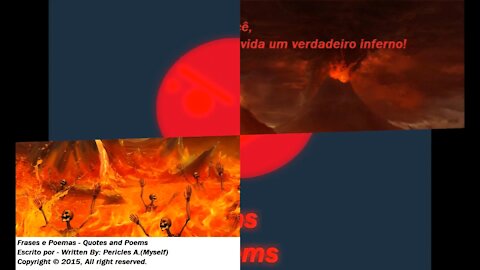 Eu sei que trouxe problemas, irei fazer da sua vida um verdadeiro inferno! [Frases e Poemas]