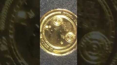 2021 Gold Tokelau 1/10 oz Chronos Proof-like Gold Coin