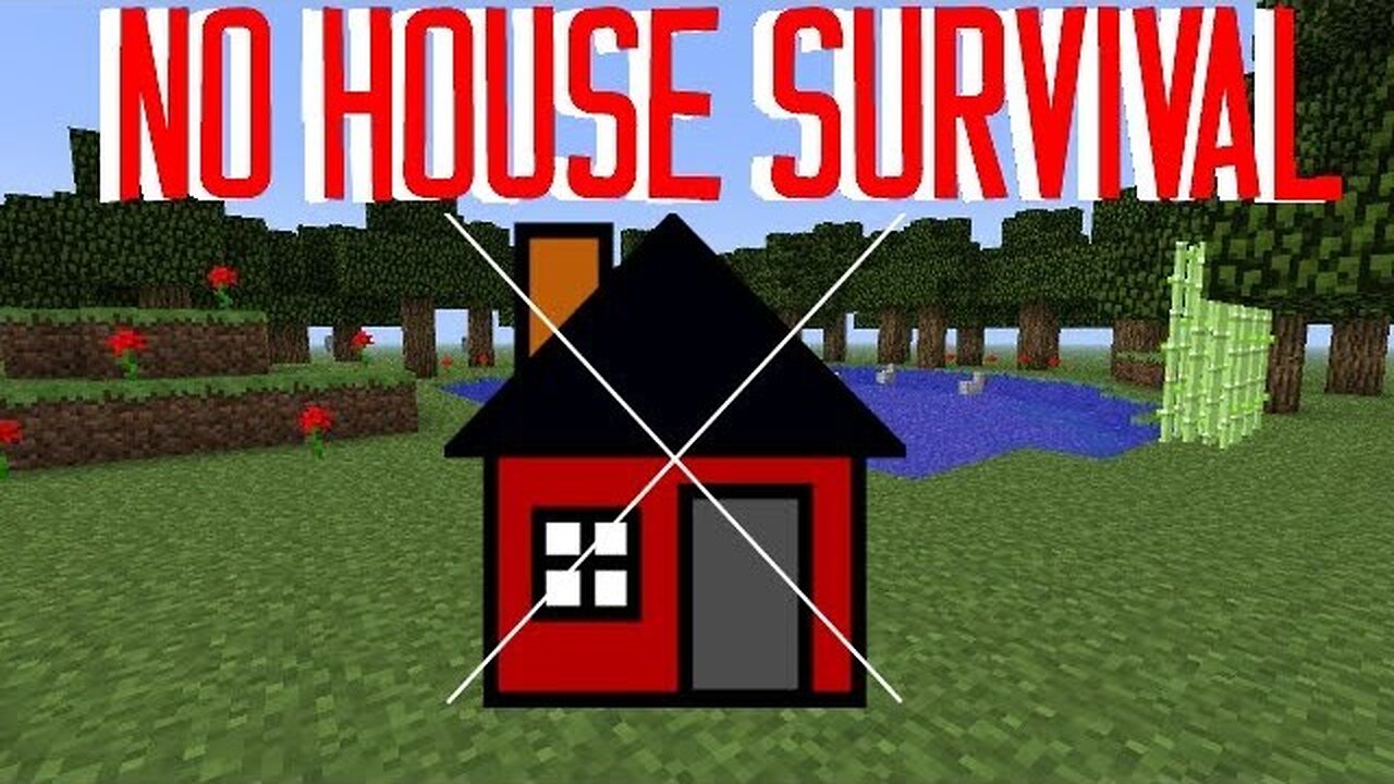 I FOUND A WITCH! - Minecraft "No House Survival" Episode 1