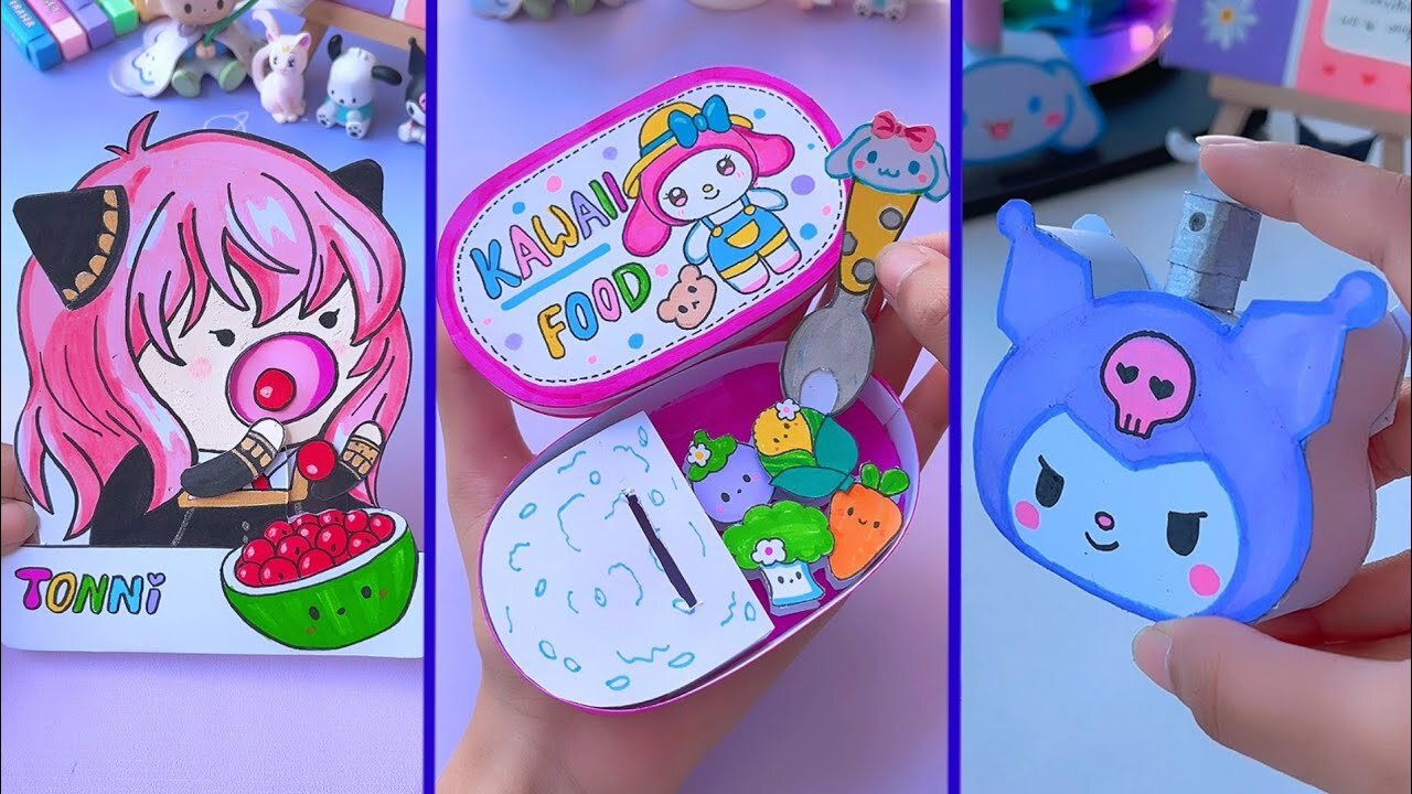 Creative Paper Crafts & DIY Miniatures | Fun School Projects by | Tonni Art & Craft