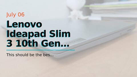 Lenovo Ideapad Slim 3 10th Gen Intel Core i3 15.6 inches Full HD Thin and Light Business Laptop...