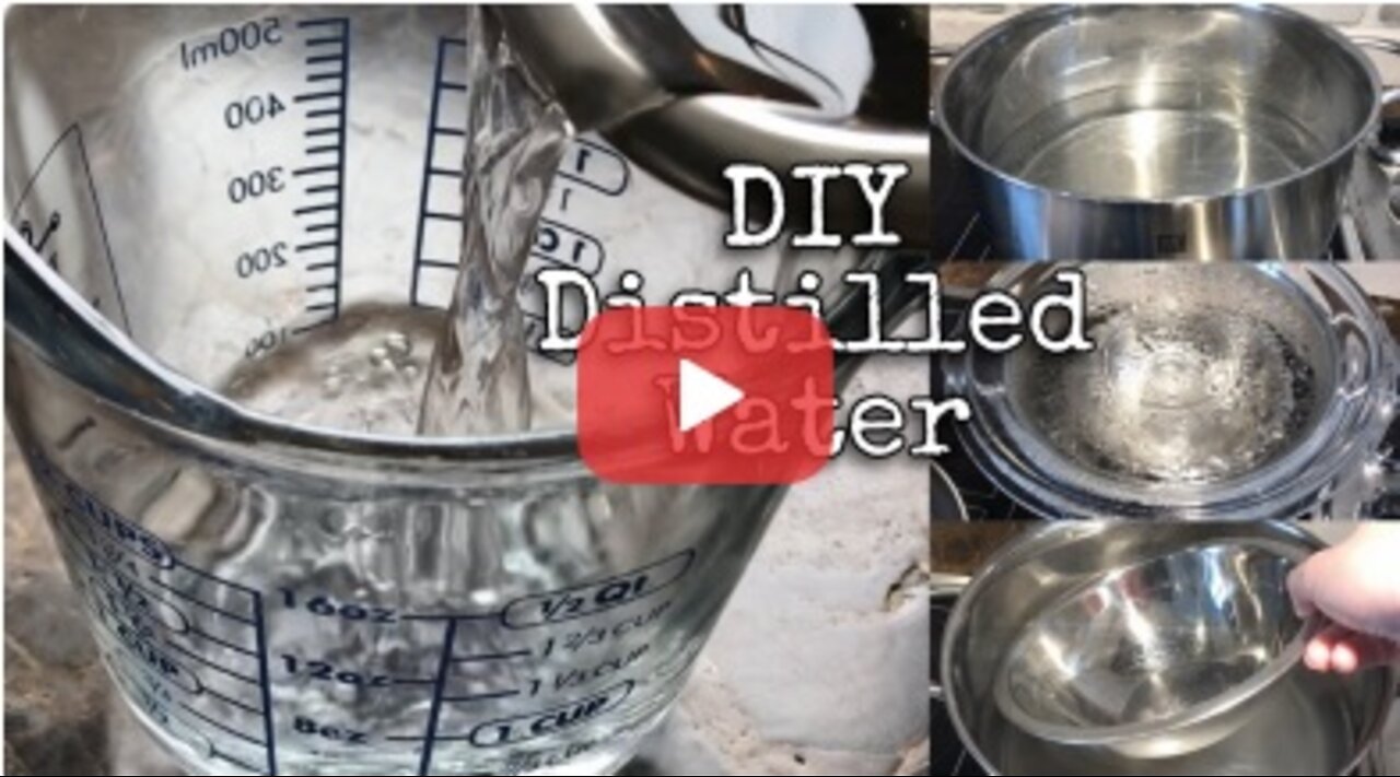 How to make Distilled Water at home