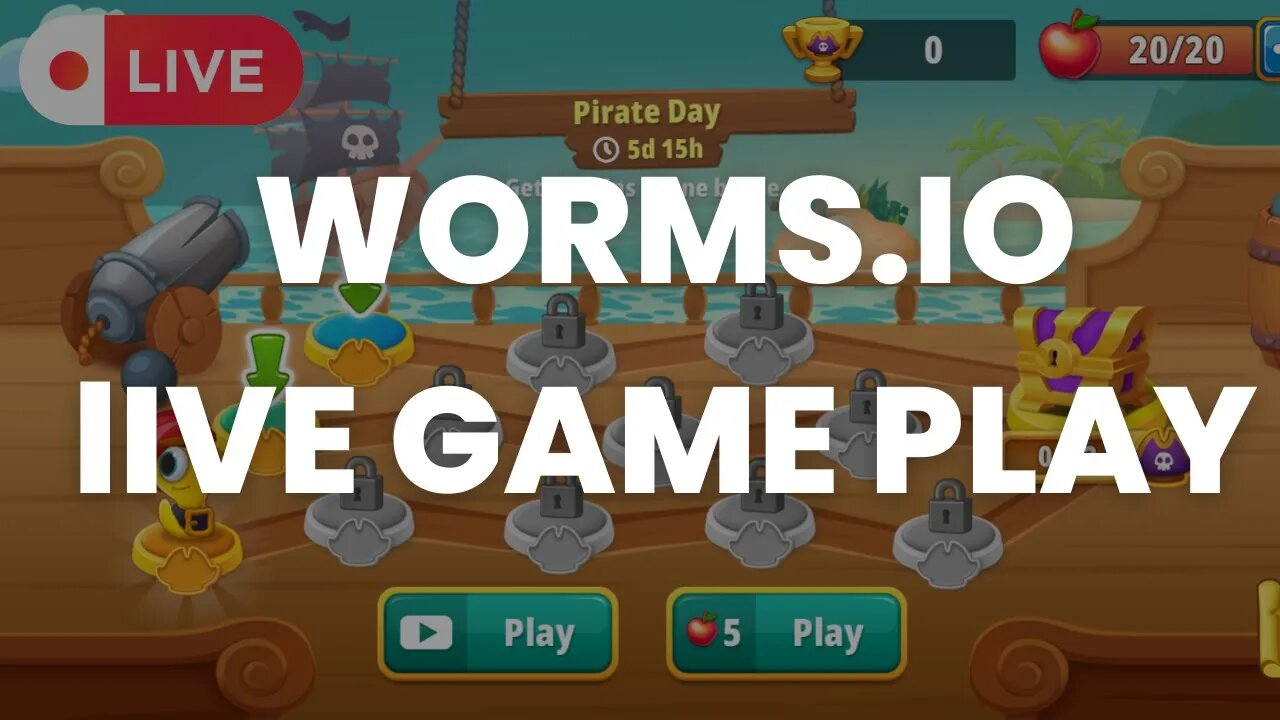 Bigges worms challenge - Prince Worm goes crazy - Live Game Play - Worms.io