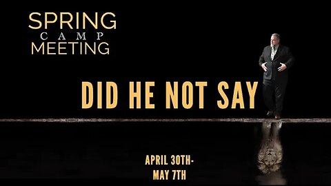 The River Church Spring Camp Meeting 2023 Promo