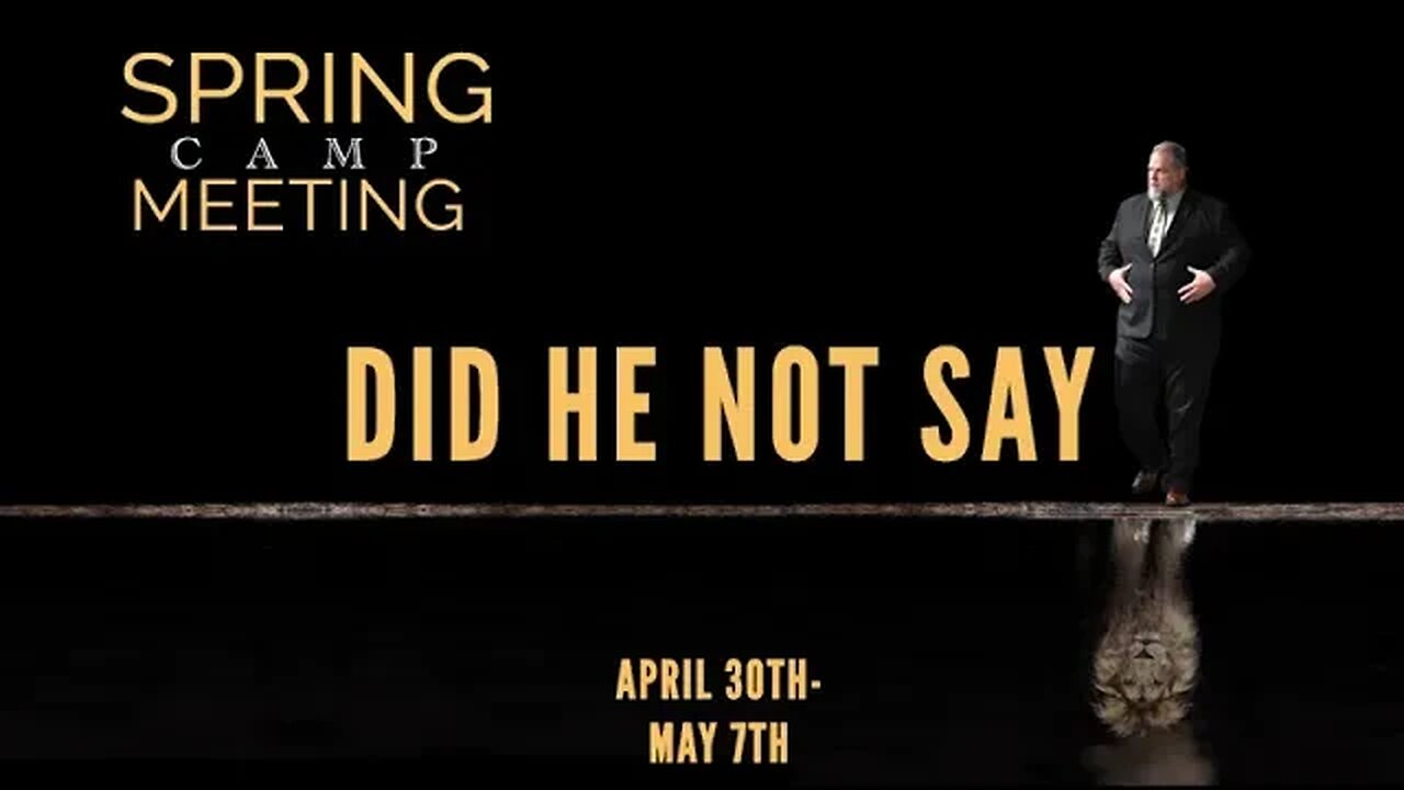 The River Church Spring Camp Meeting 2023 Promo