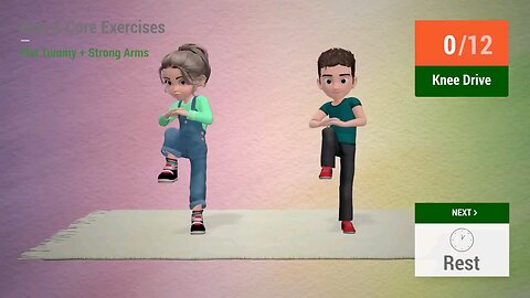 FLAT TUMMY STRONG, ARMS_ARM_CORE_EXERCISE ,KODS WORKOUT