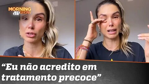 Ex-campeã da Fazenda chora e se desculpa após fazer propaganda de atendimento precoce