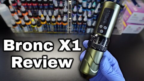 Bronc X1 Adjustable Stroke Wireless Tattoo Pen Review