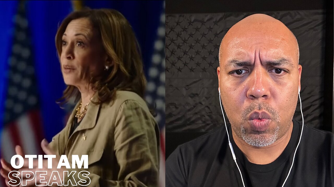 My Reaction To Kamala Harris Latest Speech & Proof That She Has To Be Black