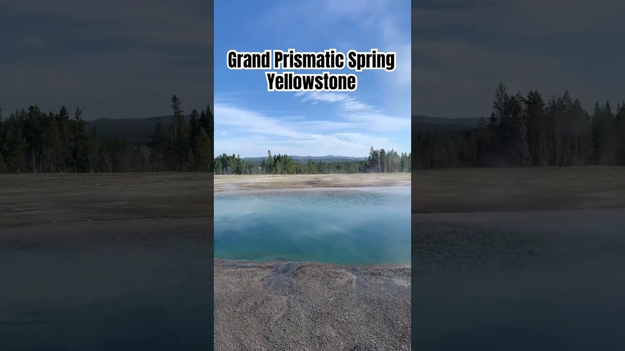 Grand Prismatic Spring | Yellowstone National Park #shorts #short