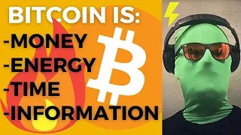 Der Gigi_ Bitcoin is Money Plus Energy Plus Time Plus Information #Bitcoin @dergigi