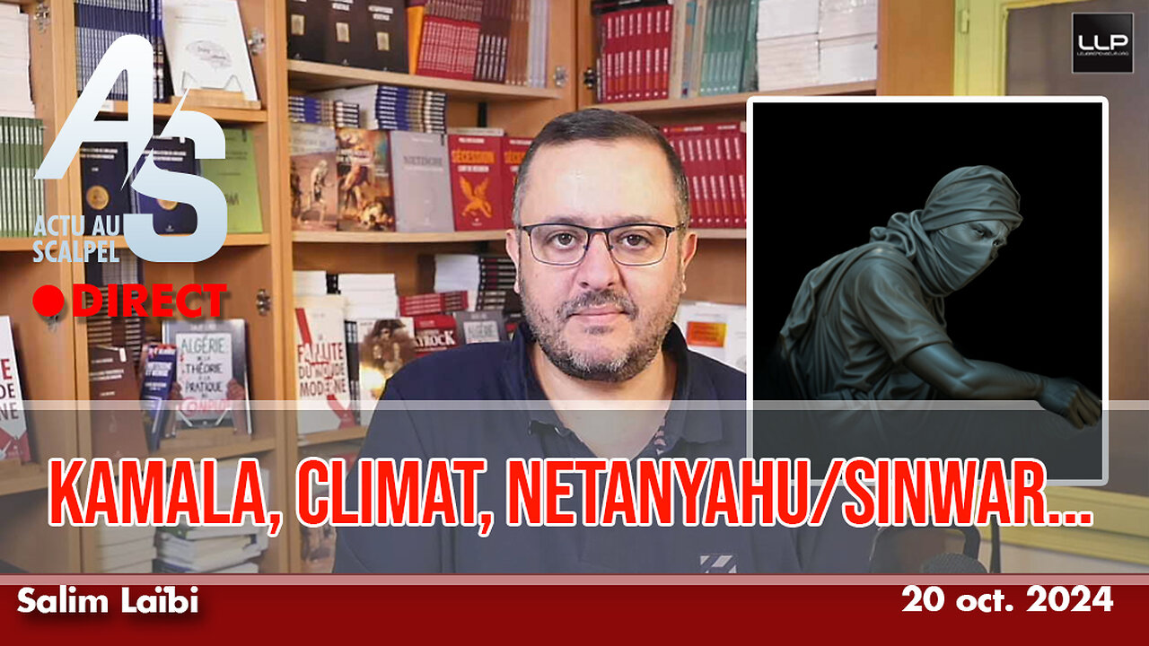 Actu Scalpel 20 oct. 24 : Kamala, Climat, Netanyahu/Sinwar...