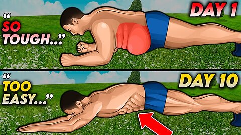 6 Planks To Lose 6kg & Get 6 Pack Abs!
