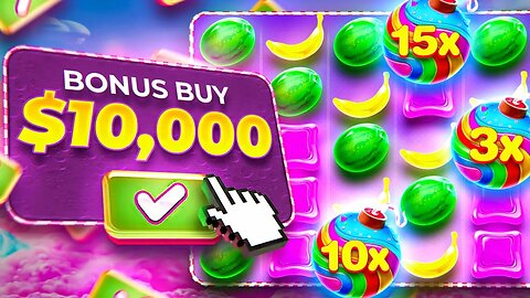WE SPUN INTO A MASSIVE $10,000 SWEET BONANZA BONUS AND IT PAID!