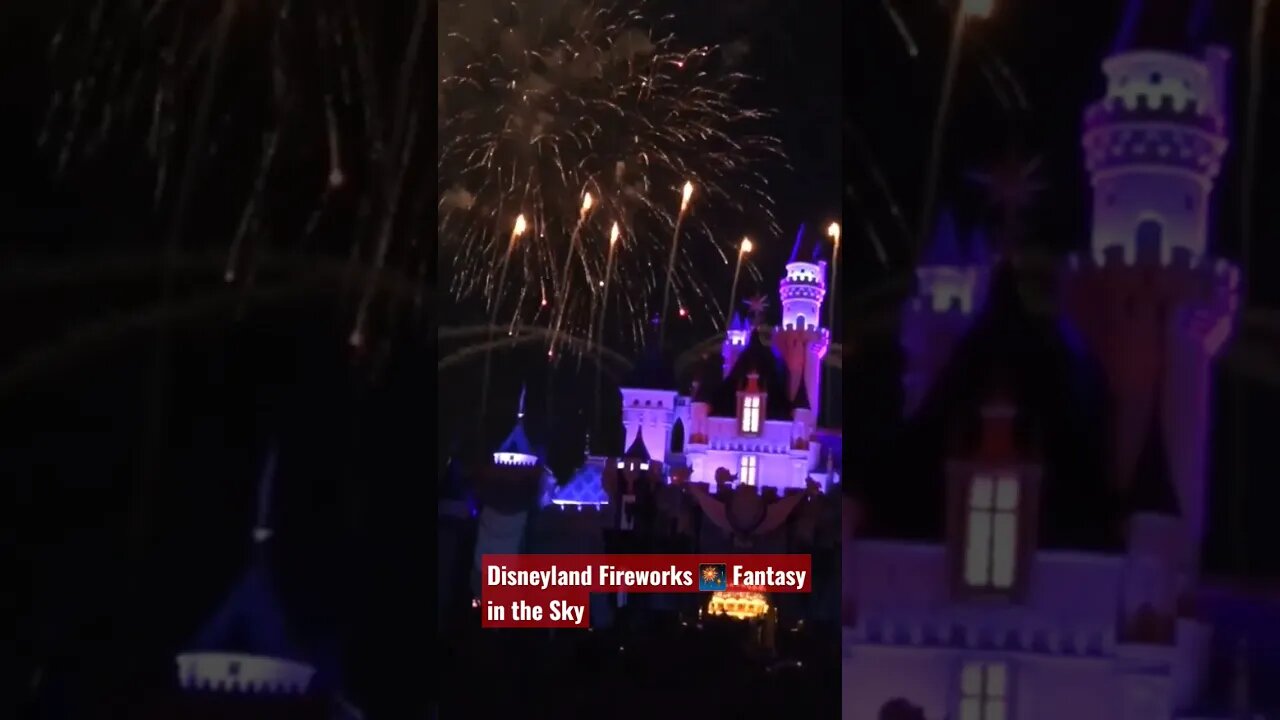 Disneyland Fireworks 🎆 Fantasy in the sky #adventurezwithpaul #disneyland