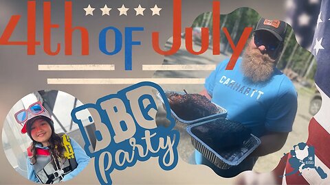 An Alaskan 4th of July BBQ Smoked Pork Butt Party #alaska #smoker #porkbbq #4thofjuly