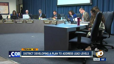SDUSD developing a plan to address lead levels