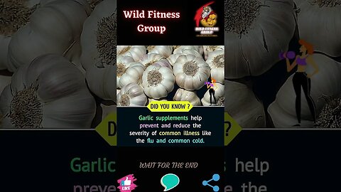 🔥Garlic supplements🔥#shorts🔥#wildfitnessgroup🔥26 January 2023🔥