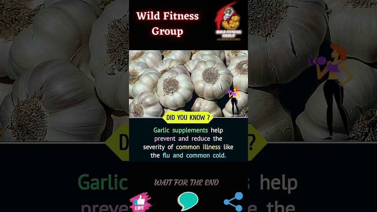 🔥Garlic supplements🔥#shorts🔥#wildfitnessgroup🔥26 January 2023🔥