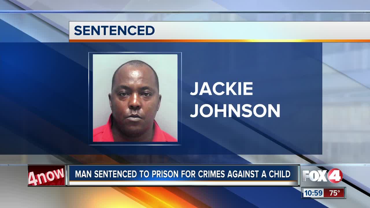 Man sentenced to 18 years in prison for sexually battering child in Lee County