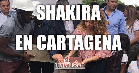 Shakira estuvo en Cartagena con un conmovedor mensaje