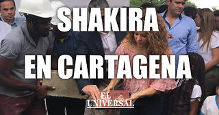 Shakira estuvo en Cartagena con un conmovedor mensaje