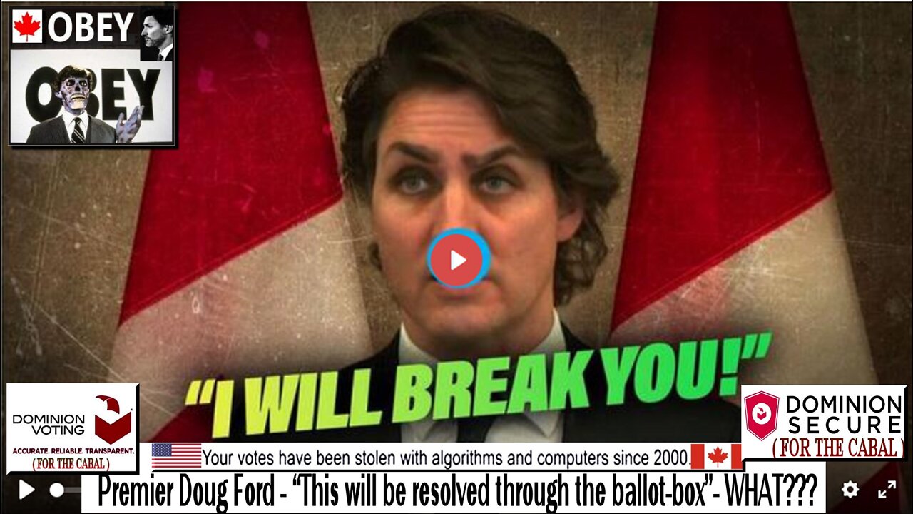 Justin Trudeau Threatens To Destroy Canadian Lives If They Protest