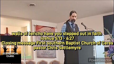 walls of Jericho have you stepped out in faith Joshua 5:13 - 6:27