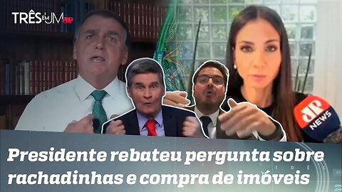 Postura de Bolsonaro com Amanda Klein gera discussão entre Constantino e Piperno