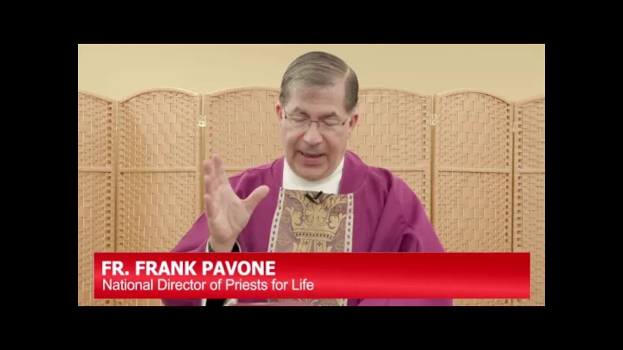3-2-2022 Homily - The Pro-Life Meaning of Lent