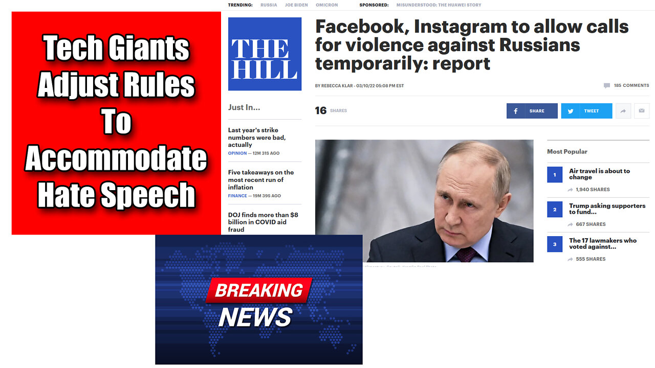 BREAKING: Facebook and Instagram Will Temporarily ALLOW Hate Speech