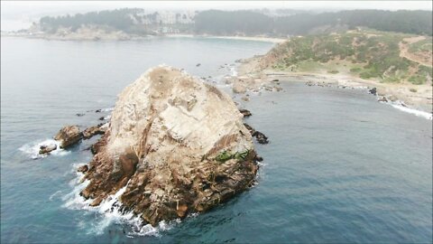 The Islote or Peñón Peña Blanca Rock Pena Blanca the best of Algarrobo Chile