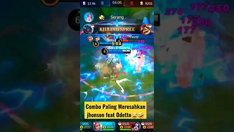 Best Ultimate Combo Ever #mobilelegend #mlbb #ultimateteam #combo #razimaruyama #jhonson #odette
