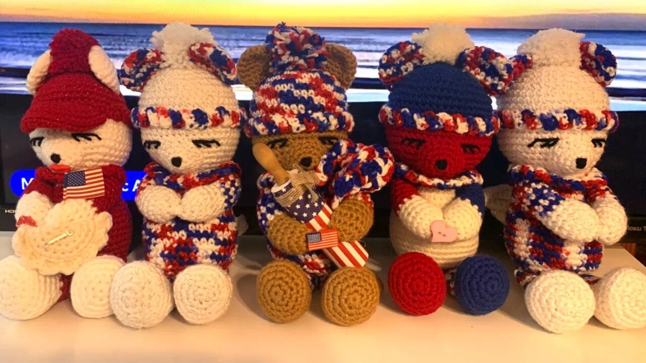 🇺🇸 LIVE 🇺🇸 FREEDOM BEARS Auction with Elaine - chance to get an original Freedom Bear