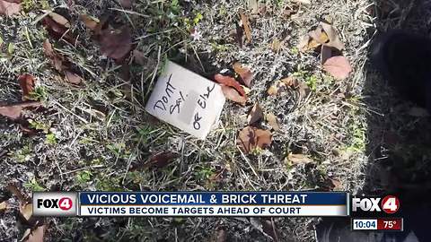 Vicious Voicemail & Brick Threat