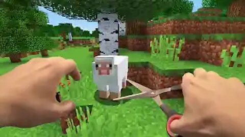 Minecraft moments,, Real life minecraft, comes to life, very realistic