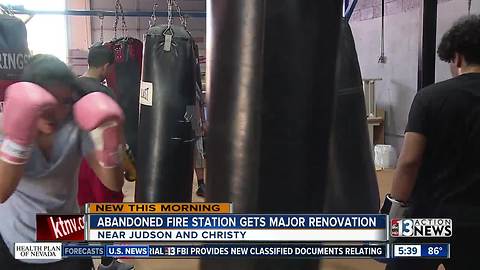 Nonprofit replacing vacant fire station with free boxing gym for kids