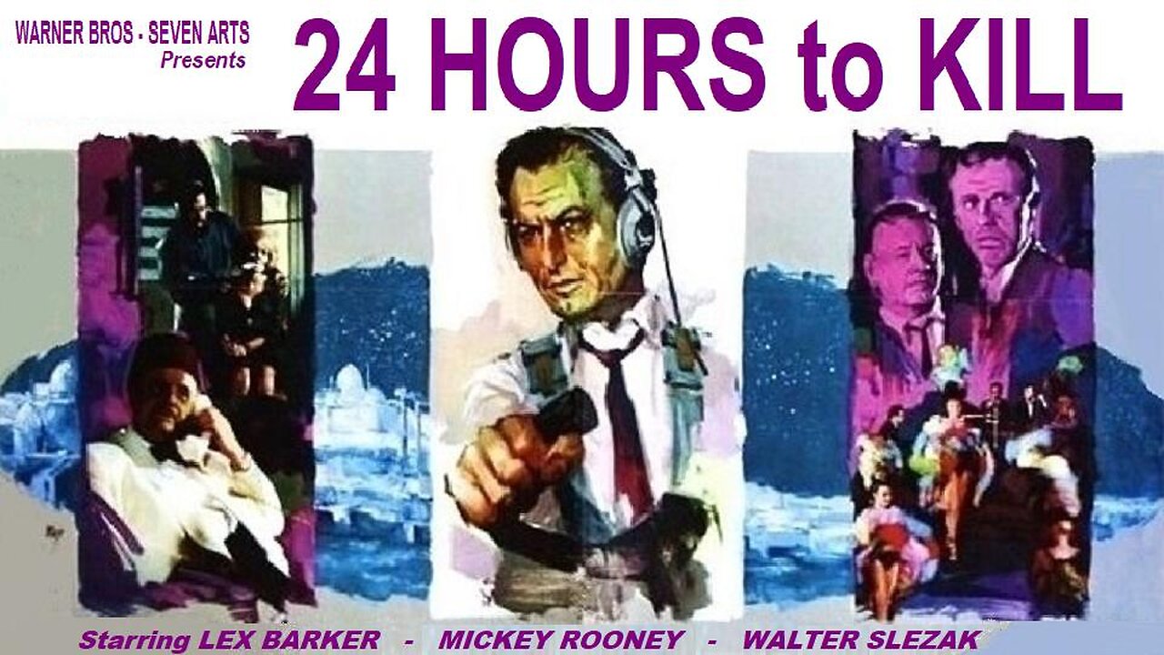 24 HOURS TO KILL 1965 Jet Airplane Crew Gets Mixed Up with Criminal Smugglers FULL MOVIE HD & W/S
