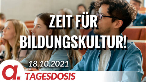 Zeit für Bildungskultur! | Von Isabelle Krötsch