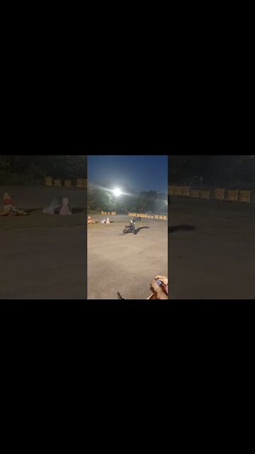 mini bike burn out !