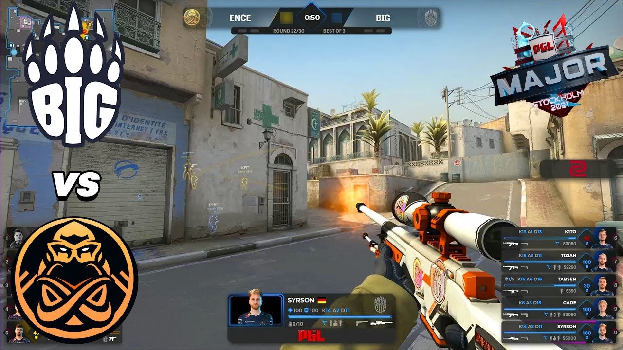 BIG vs ENCE - BEST MOMENTS - Major Stockholm 2021 | CSGO