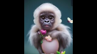 "Baby Gorilla Jameela's Angelic Footprint Full Video 🐾🎀💖🎼🎶