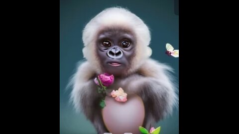 "Baby Gorilla Jameela's Angelic Footprint Full Video 🐾🎀💖🎼🎶