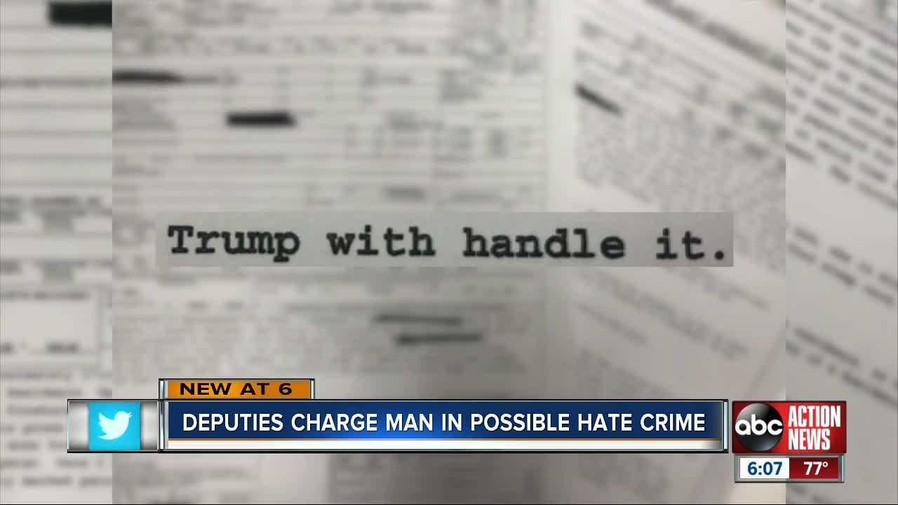 Pasco Co. man accused of harassing Middle Eastern family, throwing nails at their vehicles in possible hate crime