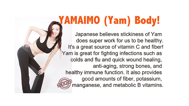 05 Japanese side dish, YAMAIMO, the Super Yam for forever young body
