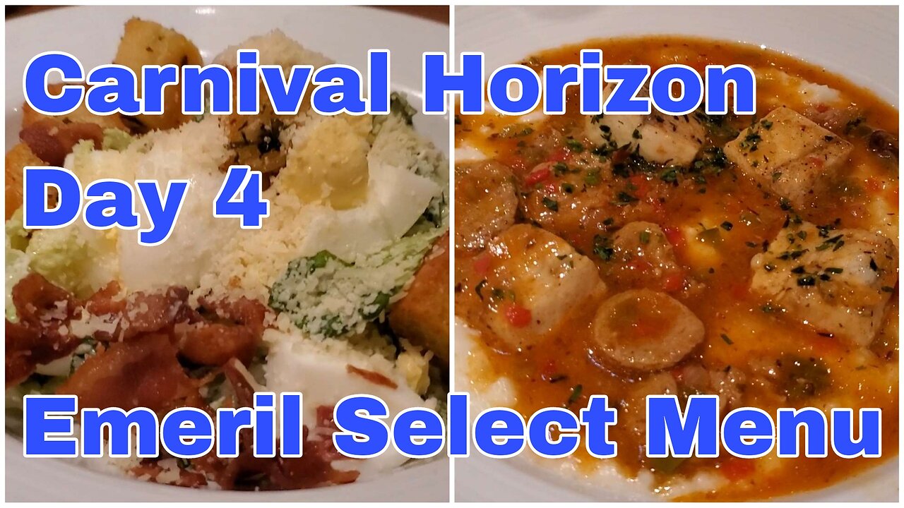 CRUISE | Emeril Select Dinner Day 4 | Carnival Horizon