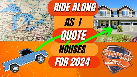 Driving Around Kosciusko County Indiana Quoting Houses To Treat