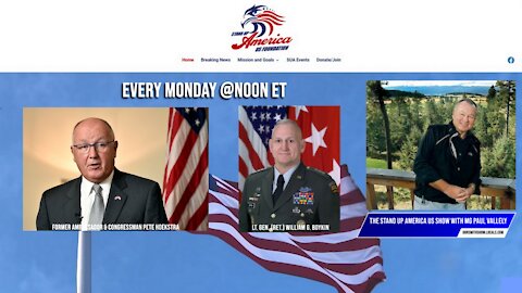 The Stand Up America US Show With MG Paul Vallely: Episode 6