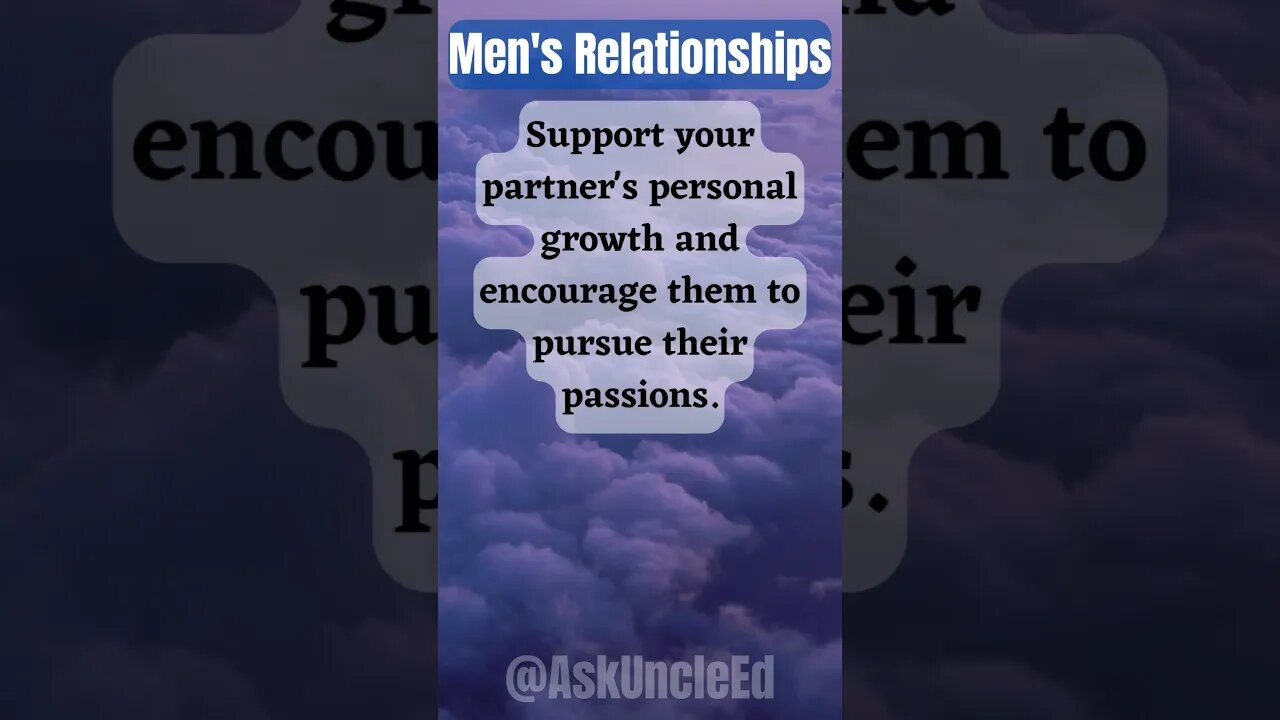 Men's Relationships : Support